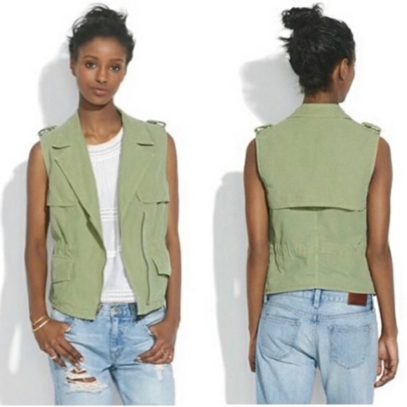 Madewell Jackets & Blazers - Madewell Safari Utility Vest Size Small